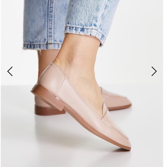 Light Pink Loafers - loafer flat shoes in blush - Picture 2 of 7